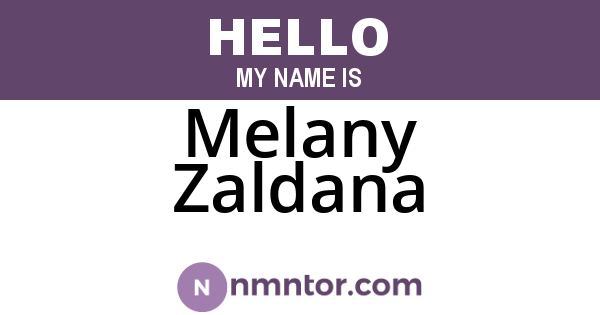Melany Zaldana