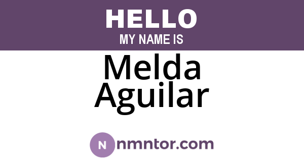 Melda Aguilar