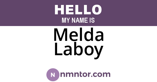 Melda Laboy