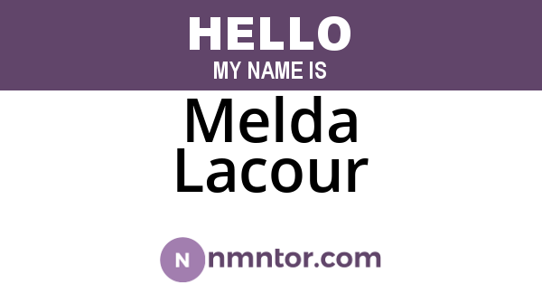 Melda Lacour