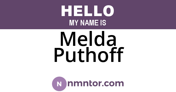 Melda Puthoff