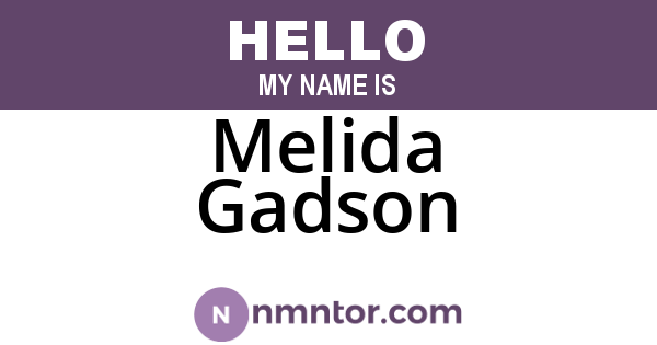 Melida Gadson