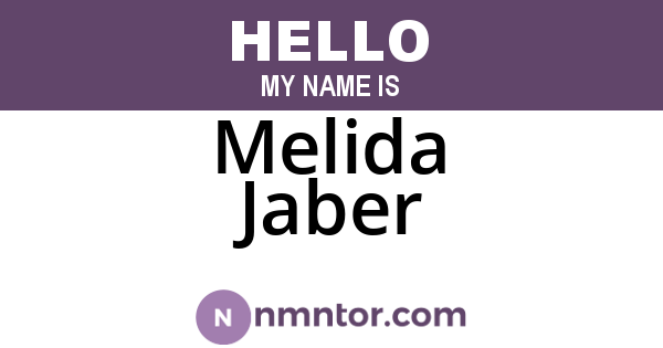 Melida Jaber