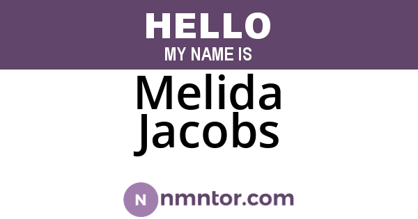 Melida Jacobs