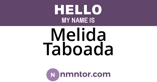 Melida Taboada