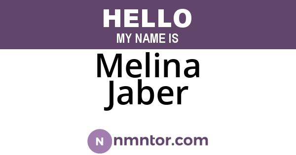 Melina Jaber