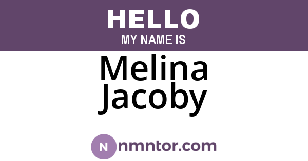 Melina Jacoby