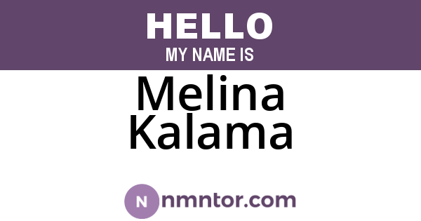 Melina Kalama