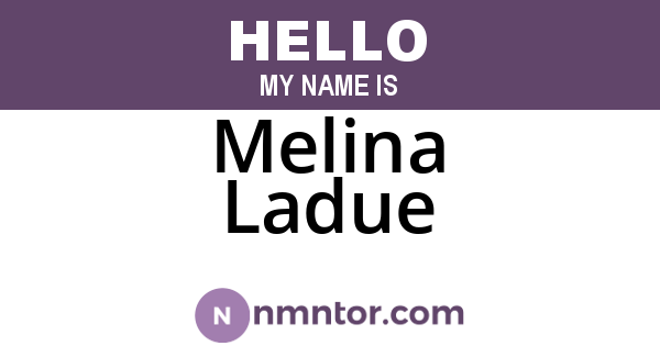Melina Ladue