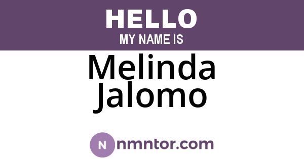 Melinda Jalomo