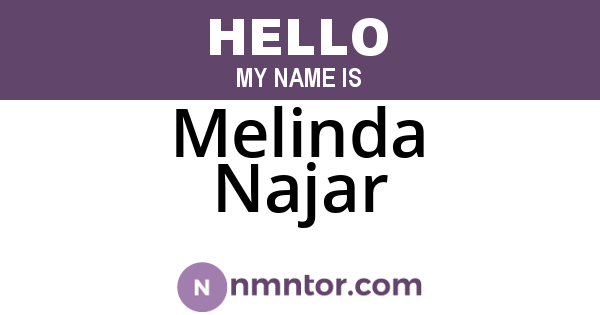 Melinda Najar