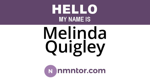 Melinda Quigley