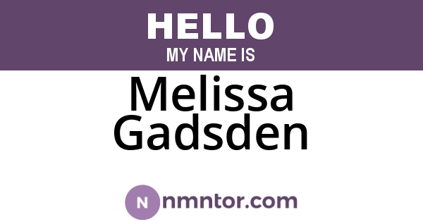 Melissa Gadsden