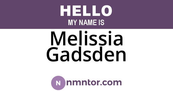 Melissia Gadsden