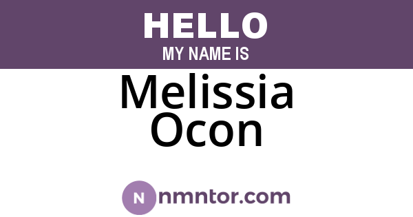 Melissia Ocon