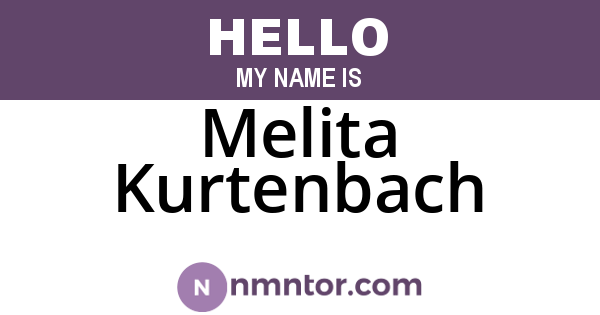 Melita Kurtenbach