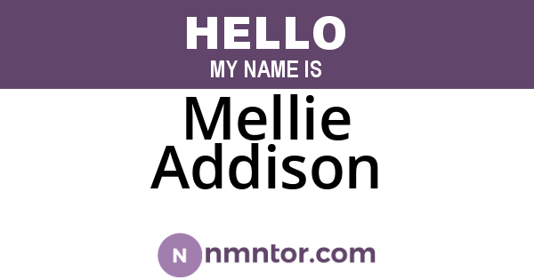 Mellie Addison
