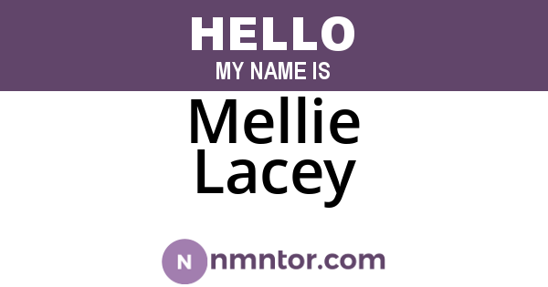 Mellie Lacey