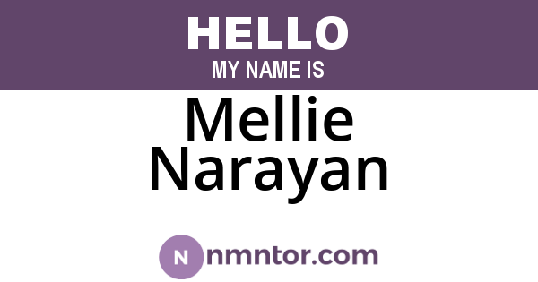 Mellie Narayan
