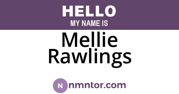 Mellie Rawlings