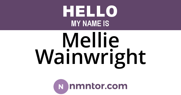Mellie Wainwright
