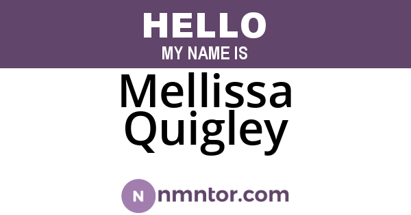 Mellissa Quigley