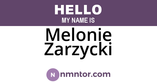 Melonie Zarzycki