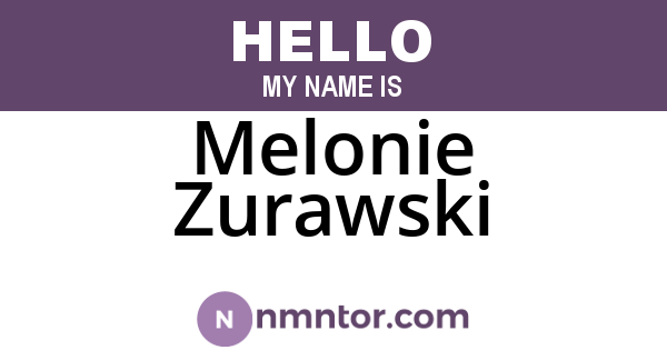 Melonie Zurawski