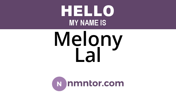 Melony Lal