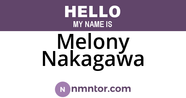Melony Nakagawa
