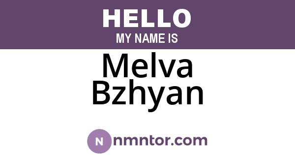 Melva Bzhyan