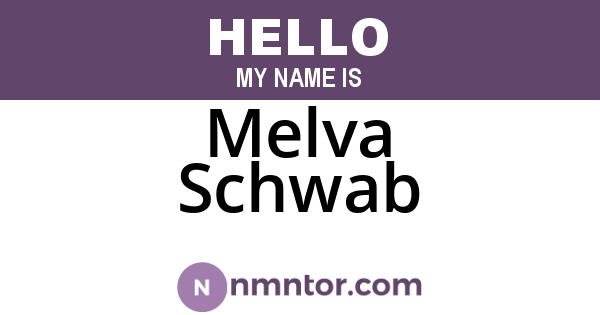 Melva Schwab