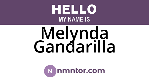 Melynda Gandarilla