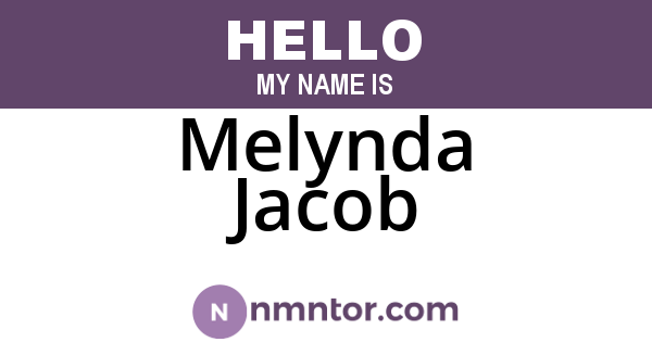 Melynda Jacob