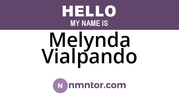 Melynda Vialpando