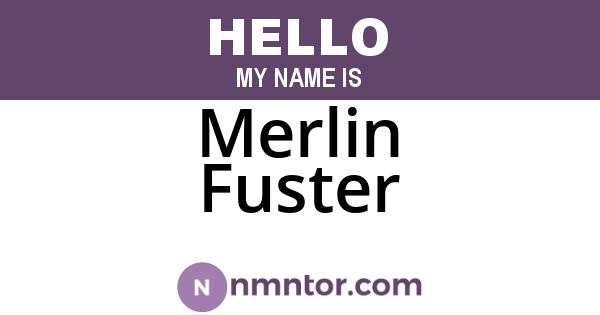 Merlin Fuster
