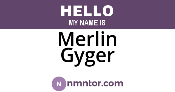Merlin Gyger