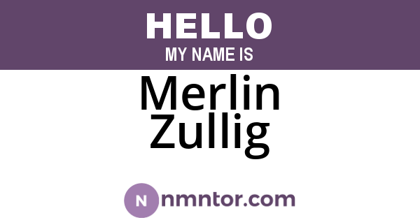 Merlin Zullig
