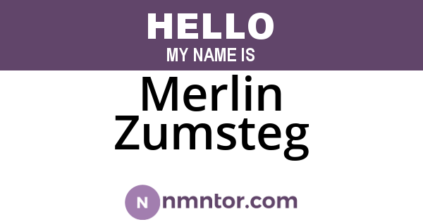 Merlin Zumsteg