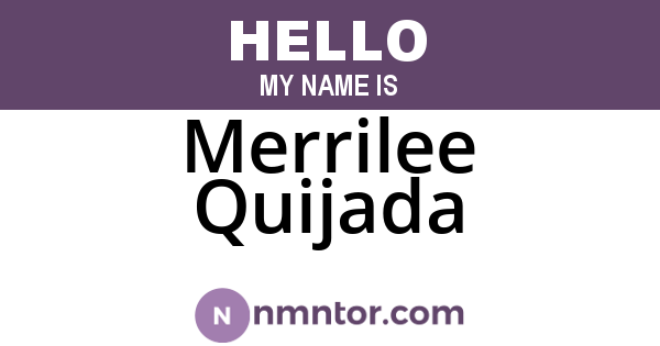 Merrilee Quijada