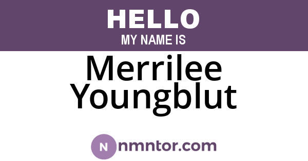 Merrilee Youngblut