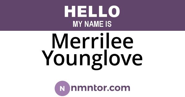Merrilee Younglove