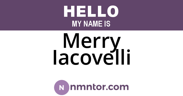 Merry Iacovelli
