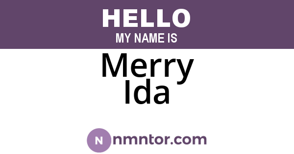 Merry Ida