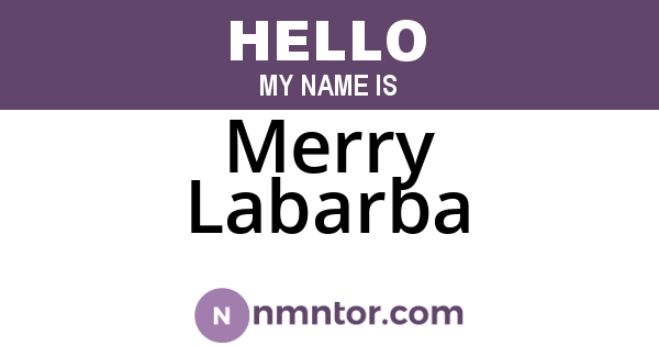 Merry Labarba