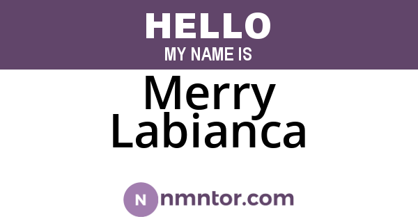 Merry Labianca