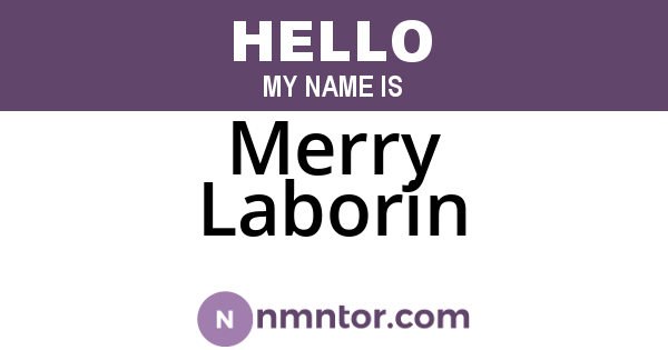 Merry Laborin