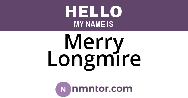Merry Longmire