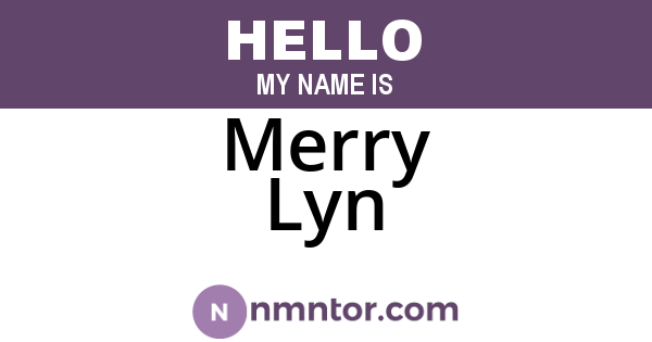 Merry Lyn