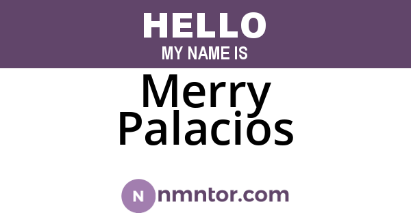 Merry Palacios